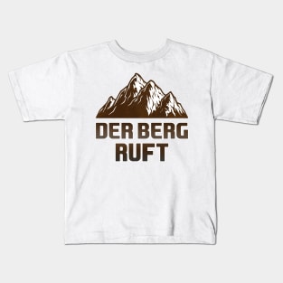 Wandern Wanderer Berge Bergsteiger Spruch Kids T-Shirt